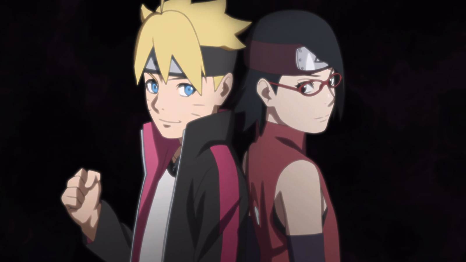 picture: boruto and sarada in the fifth opening sequence of the series.