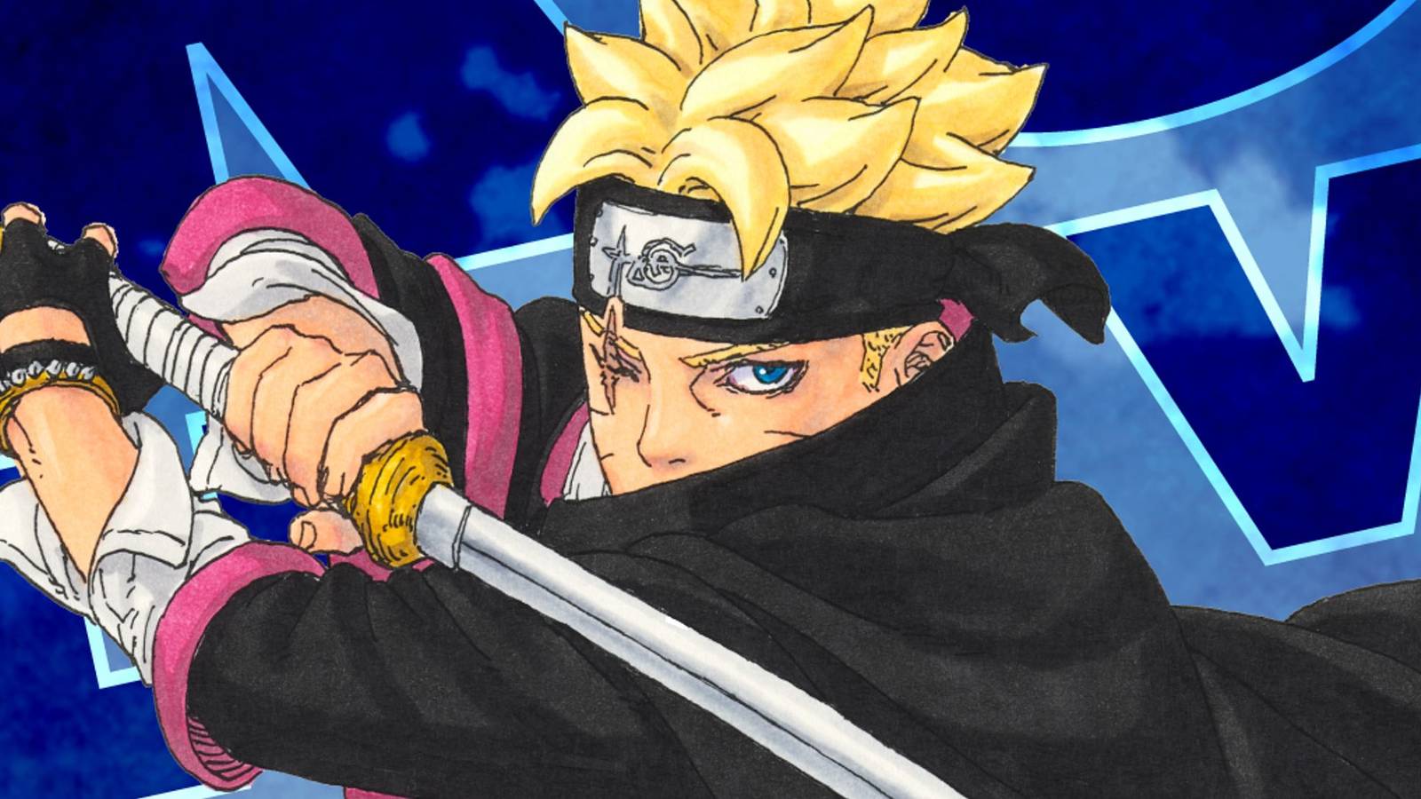 picture: boruto in two blue vortex.