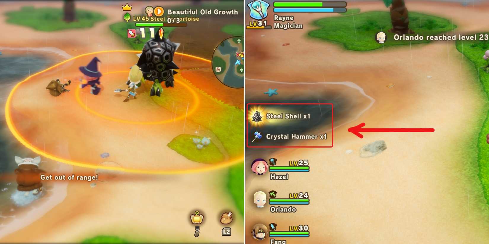 boss reward drops in fantasy life i