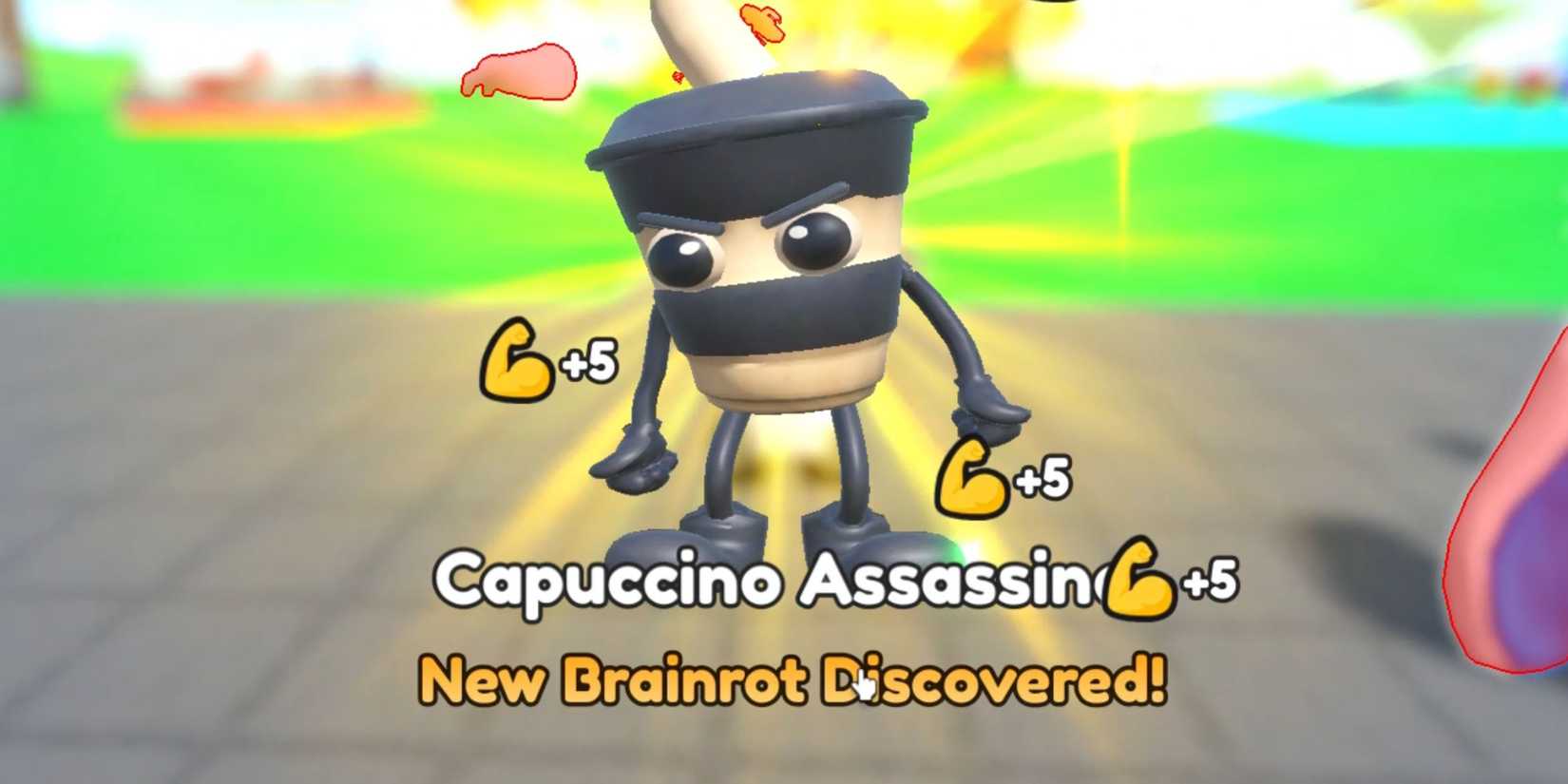 Brainrot Fighting creature