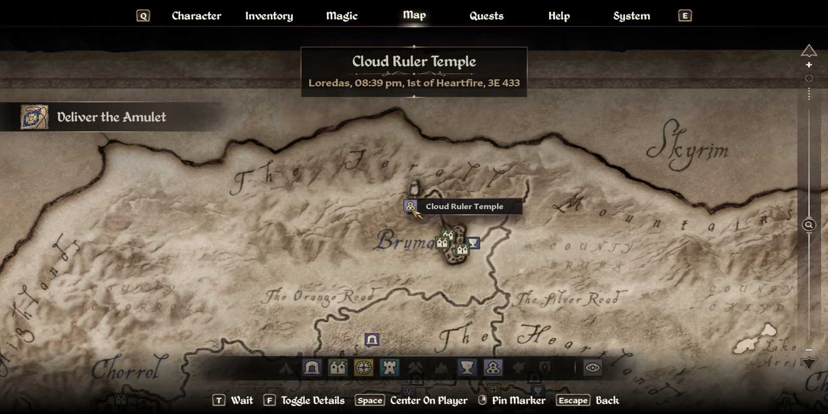 Bruma Athletic Skill Book Location Oblivion Remastered