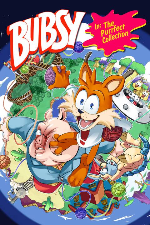 Bubsy in The Purrfect Collection tag page cover art
