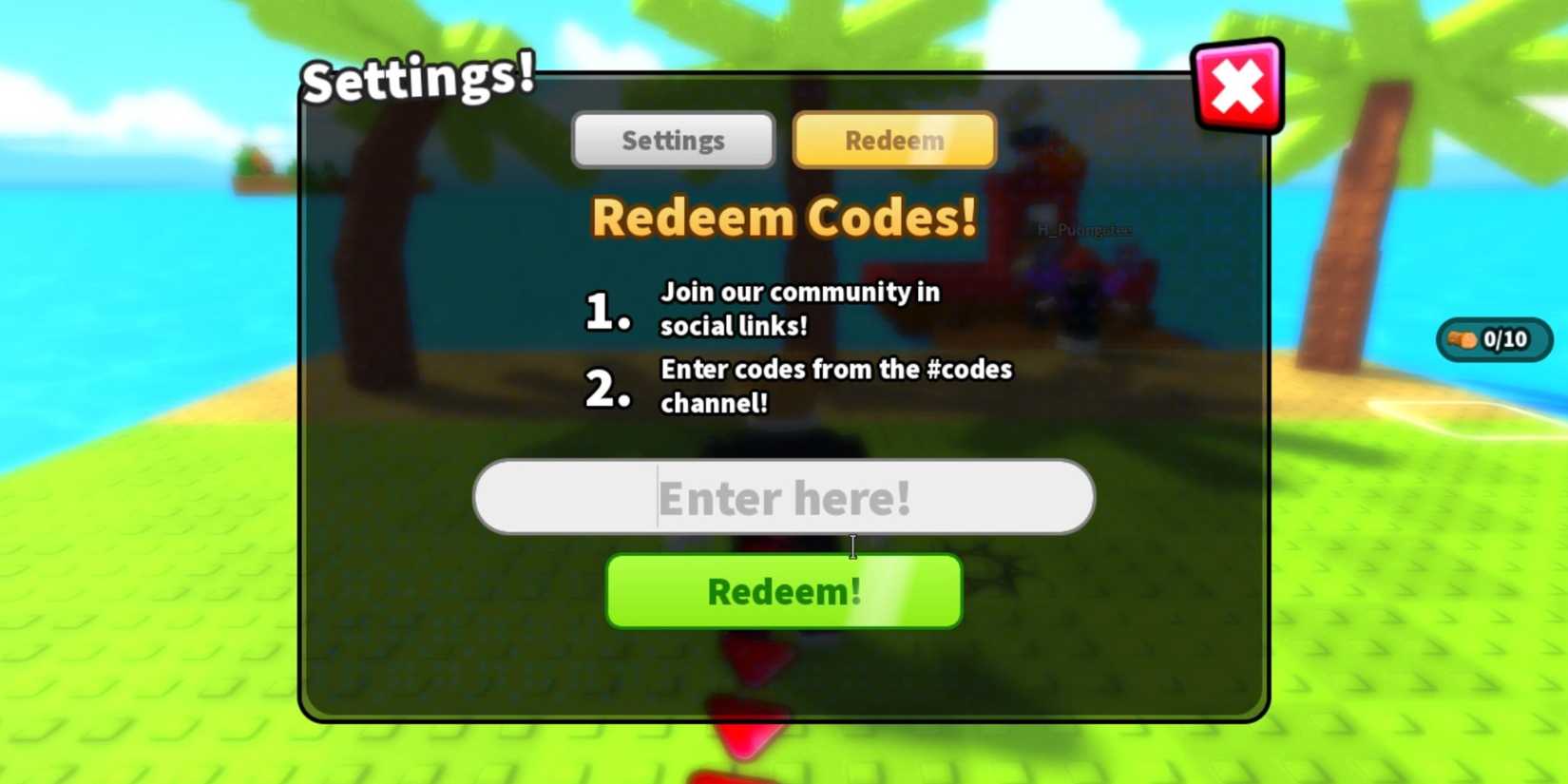 Roblox: Build An Island Codes