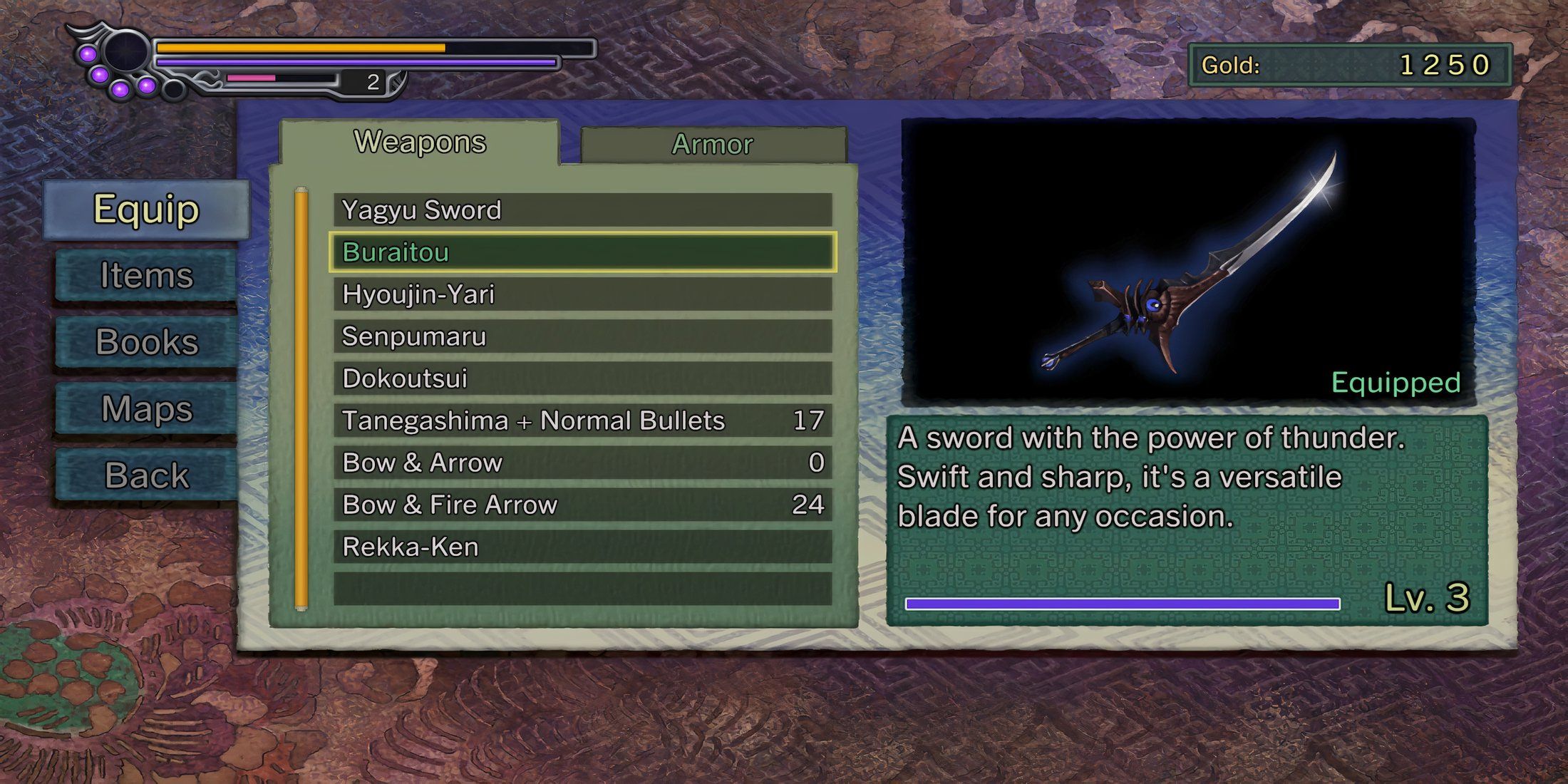Buraitou in onimusha 2 samurai's fate