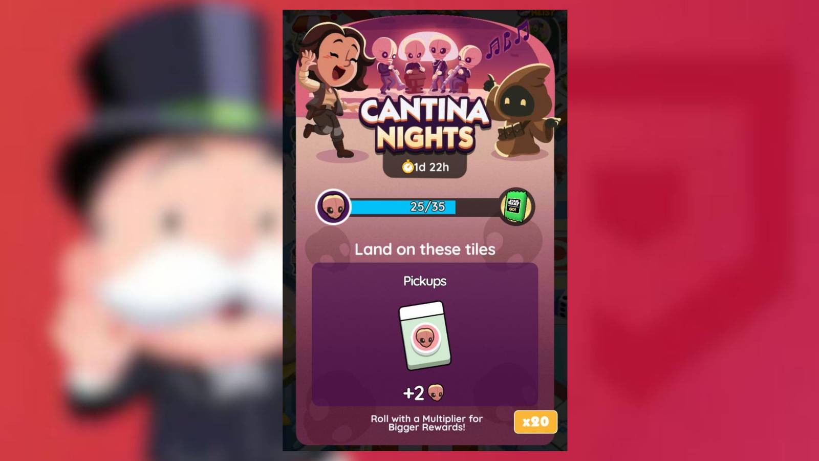 cantina nights monopoly go