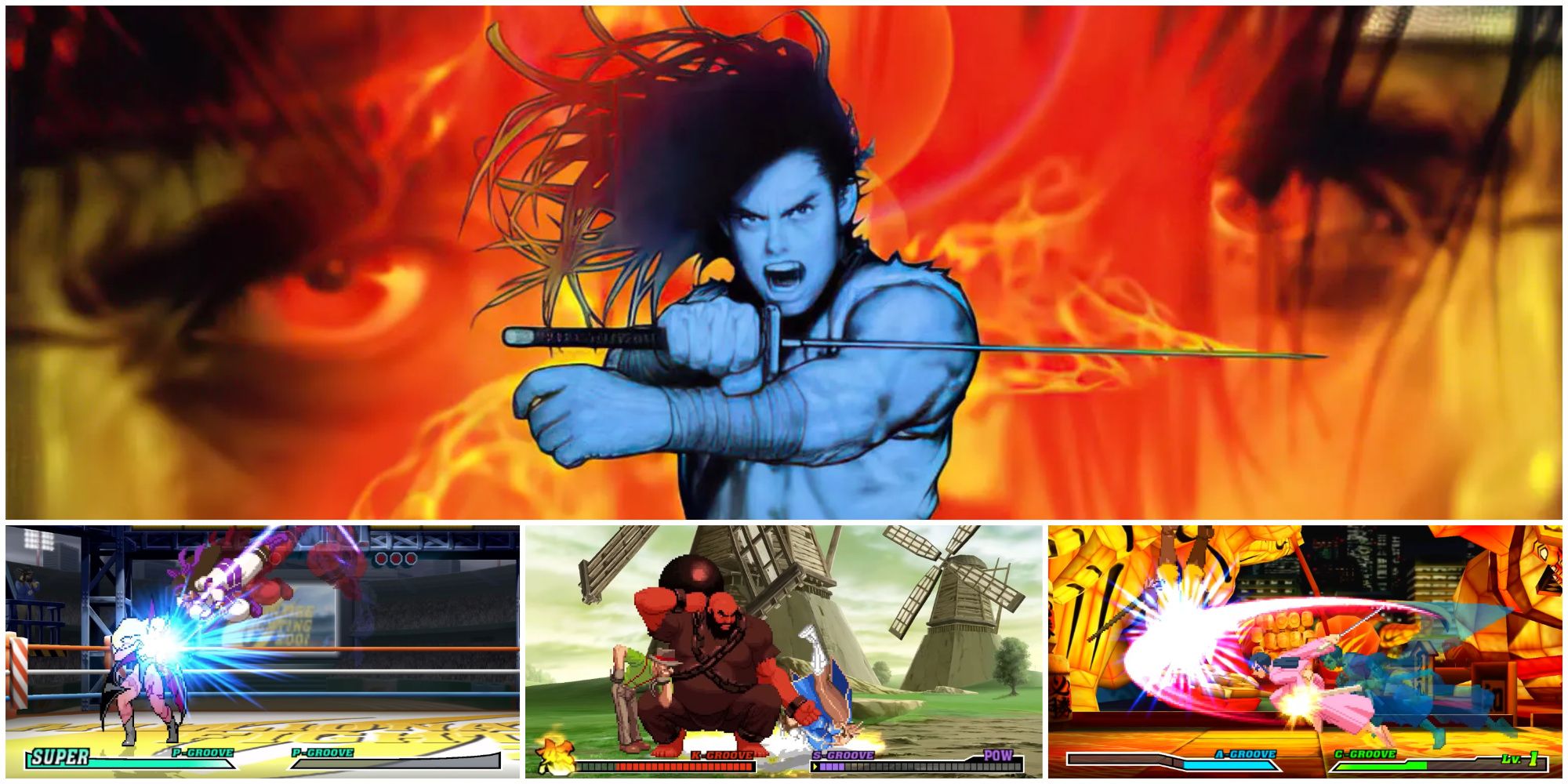 CvS2 Grooves- P-Groove K-Groove A-Groove