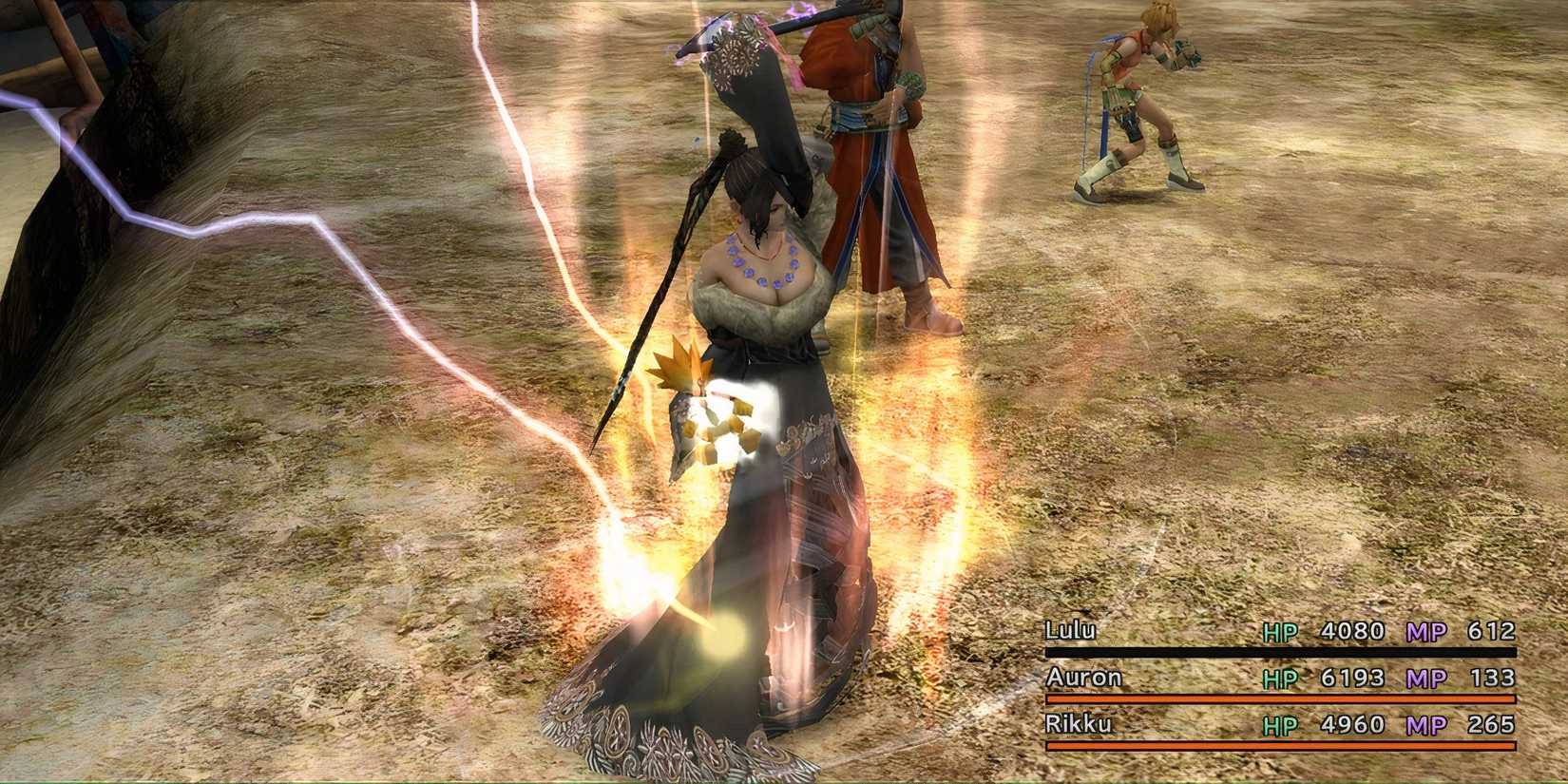 Casting Firaga Fury in Final Fantasy 10