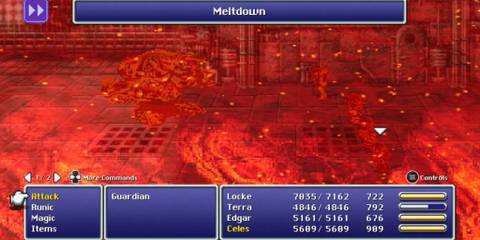Casting Meltdown in Final Fantasy 6