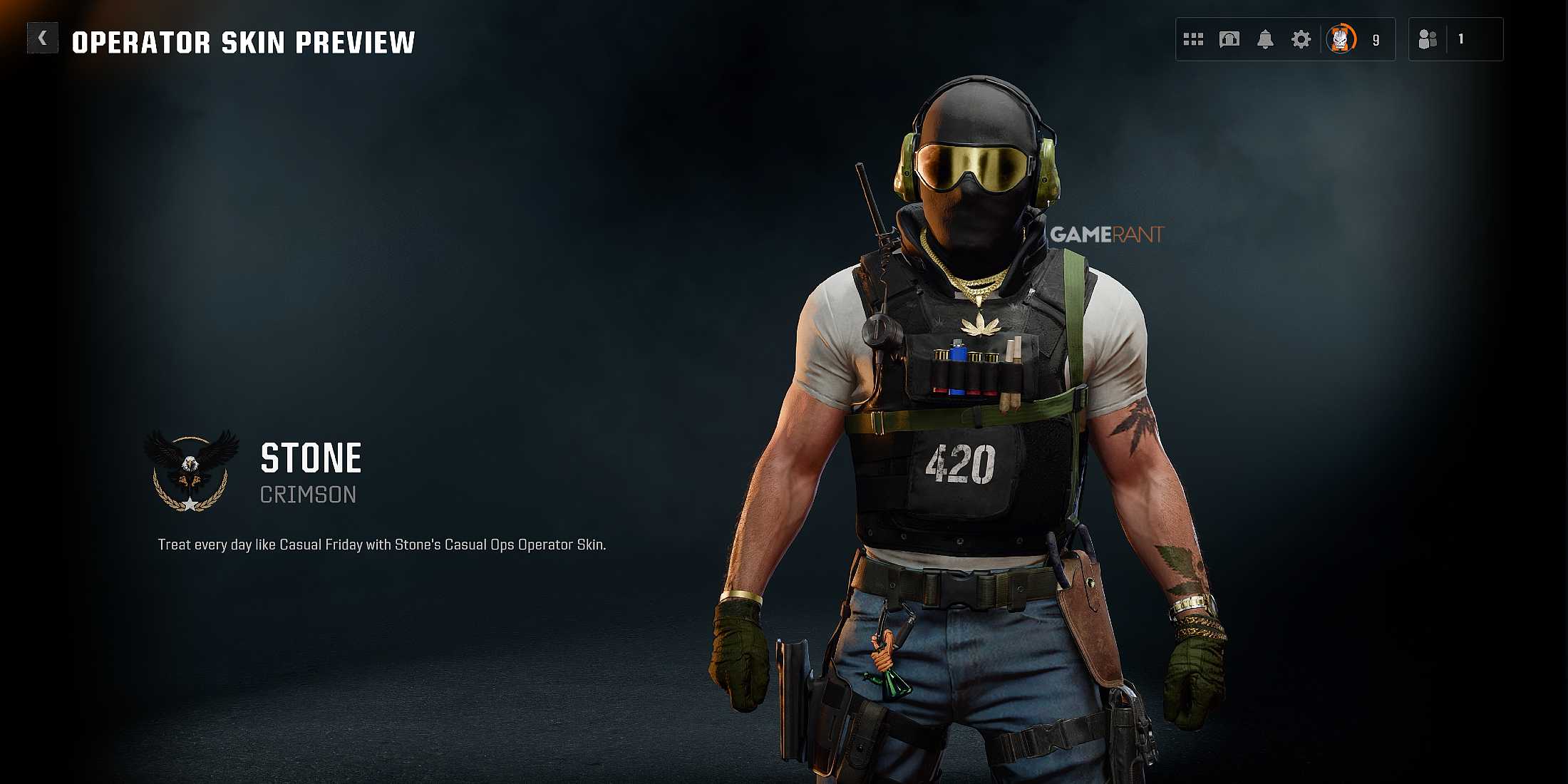 Stone Cod Operator All High Art Event Pass Rewards in Black Ops 6 & Warzone