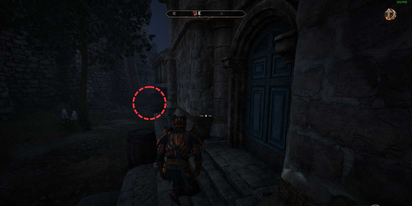 catching quill weave behind arvena thelas house in the elder scrolls 4 oblivion remastered