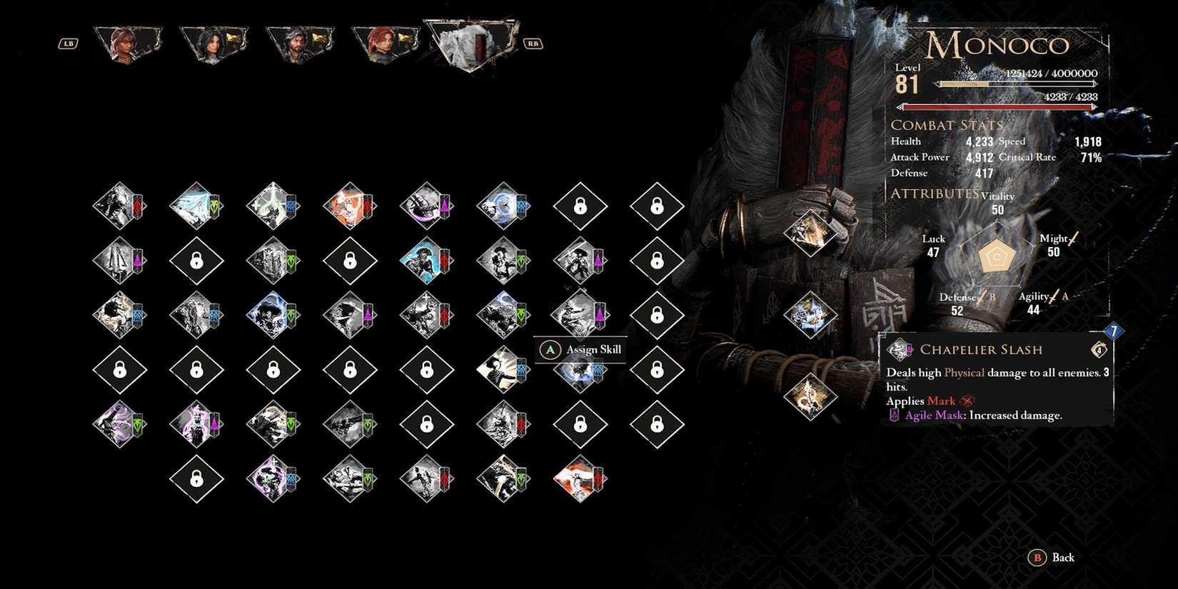 Chapelier Slash skill in Clair Obscur Expedition 33