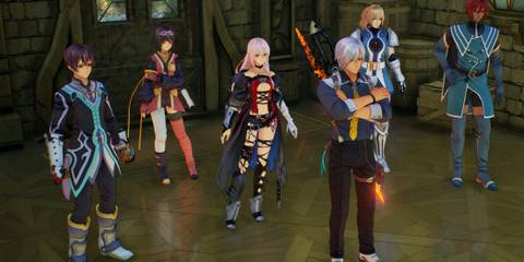 Characters dressed in crossover costumes in Tales Of Arise