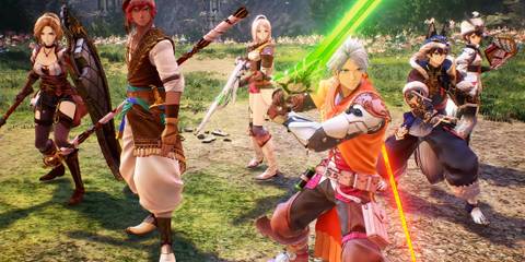 Characters dressed in eastern gear in Tales Of Arise