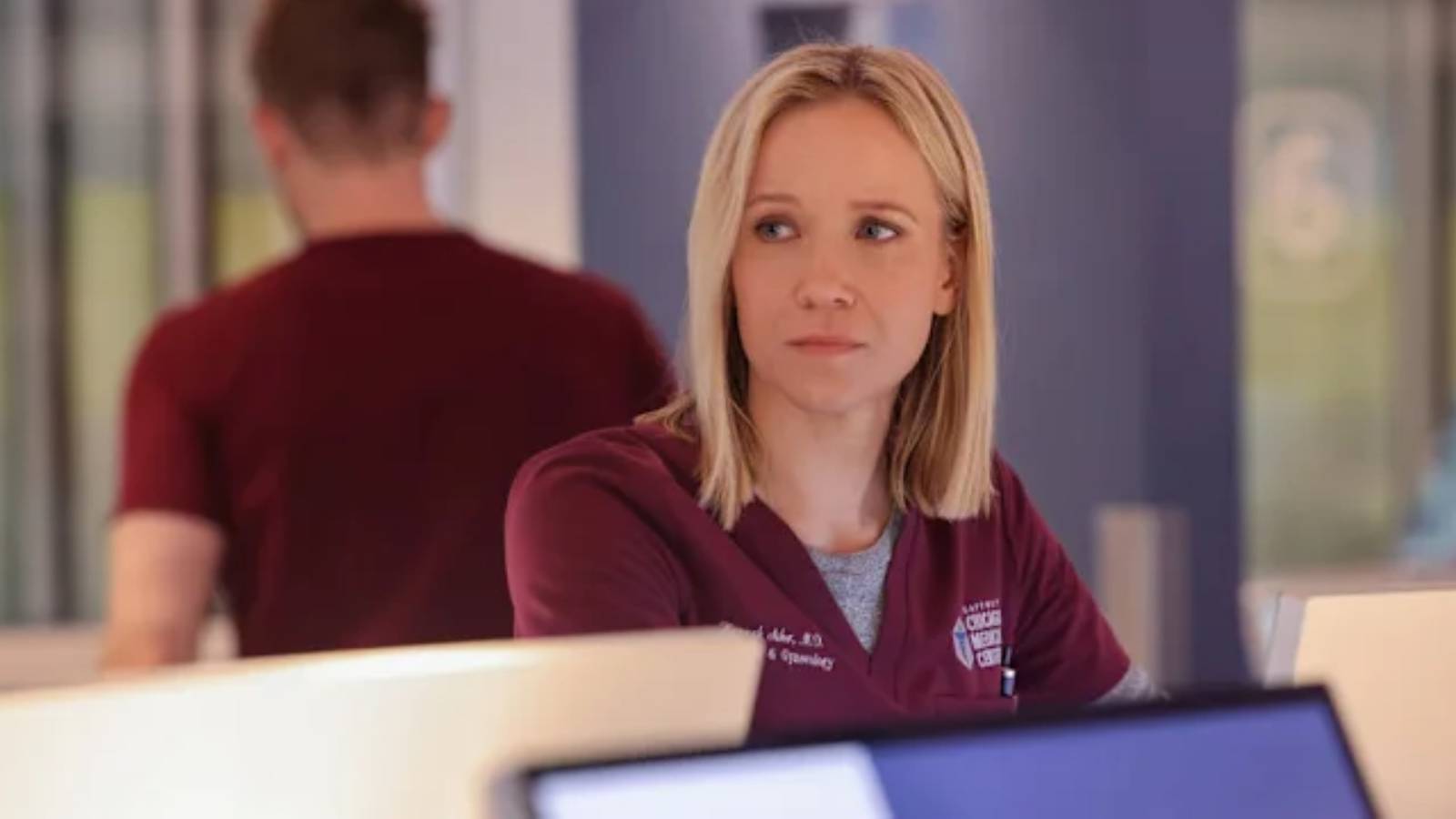 Hannah Asher (Jessy Schram) on Chicago Med