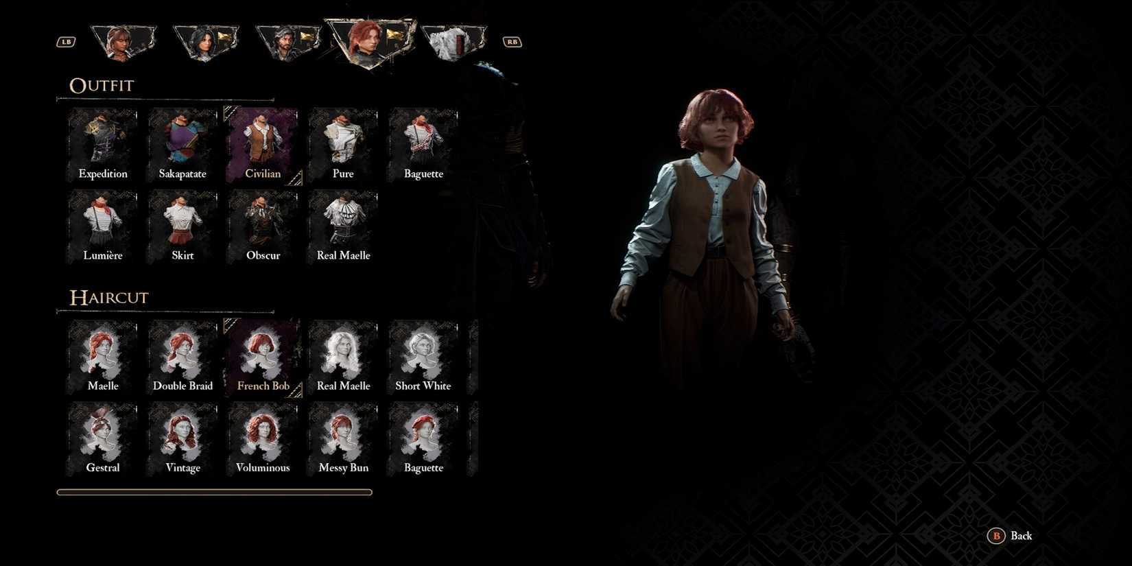 Civilian costume in Clair Obscur Expedition 33