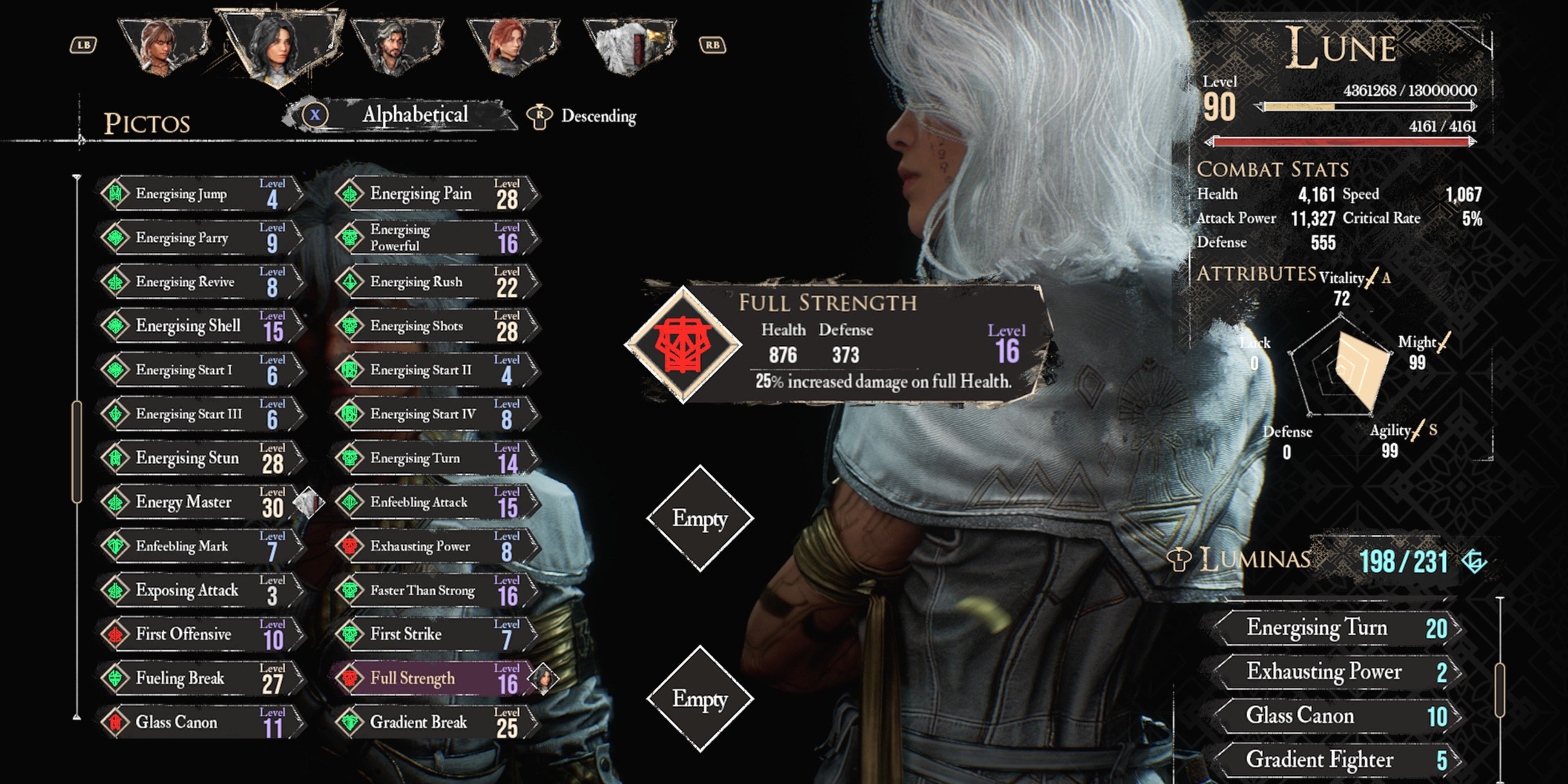 Clair Obscur Expedition 33 Full Strength Picto