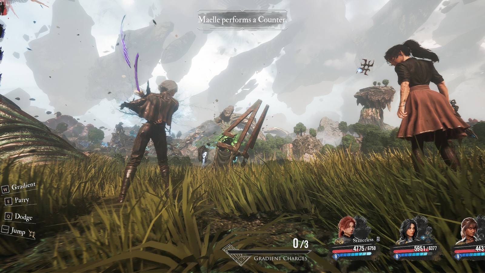 clair obscur expedition 33 maelle performs a counter