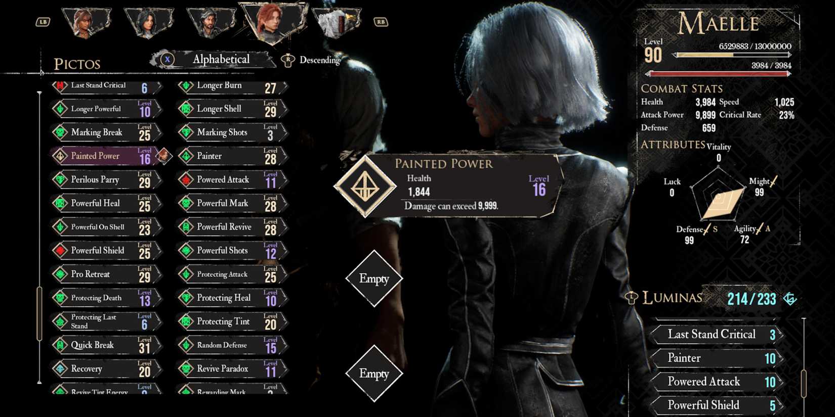 Clair Obscur Expedition 33 Painted Power Pictos