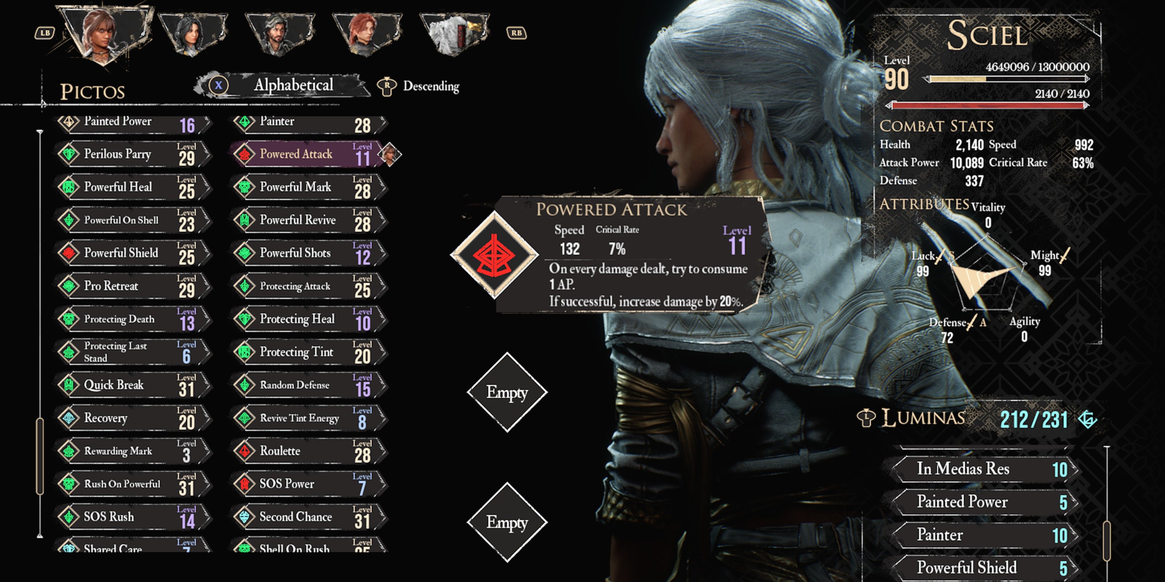 Clair Obscur Expedition 33 Powered Attack Picto