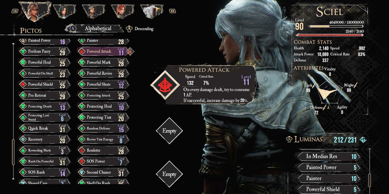 Clair Obscur Expedition 33 Powered Attack Picto