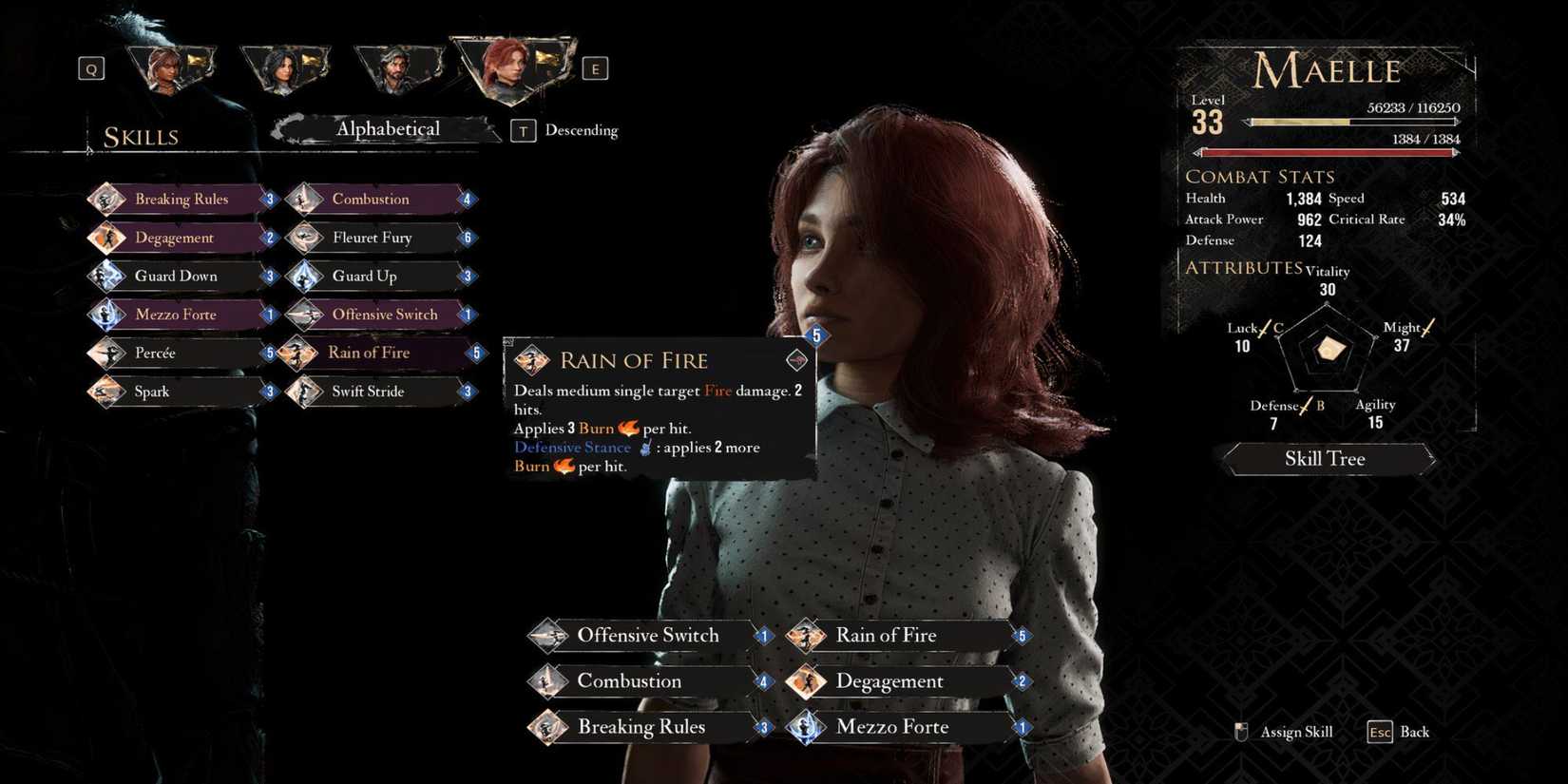 Clair Obscur Expedition 33 Rain of Fire