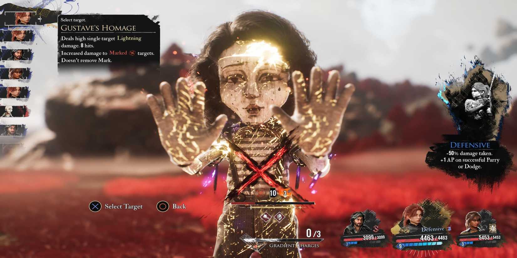 Maelle About To Use Gustave's Homage On A Marked Mime