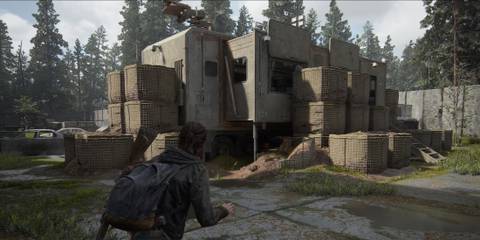 Climb over the bunker TLOU2
