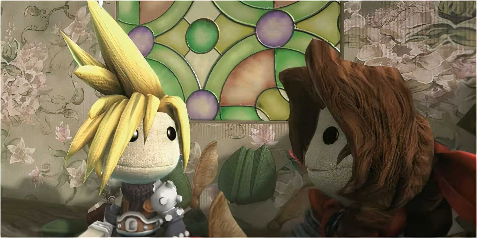 Cloud and Aerith costumes in LittleBigPlanet 2