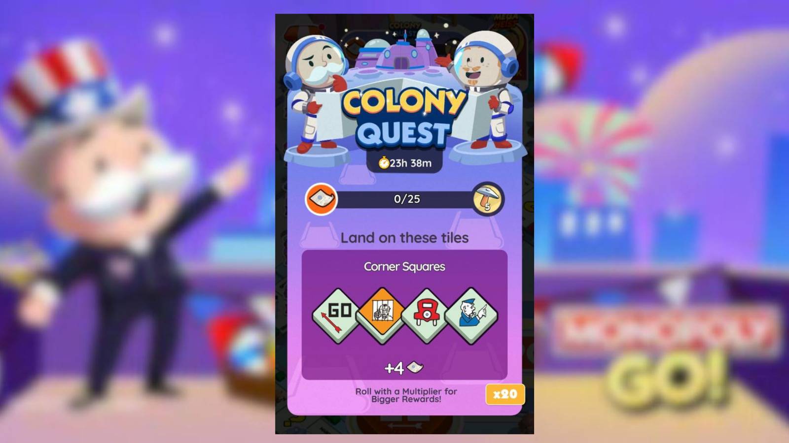 colony quest monopoly go