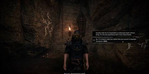 convincing yorath to give up necromancy in tainted grail the fall of avalon