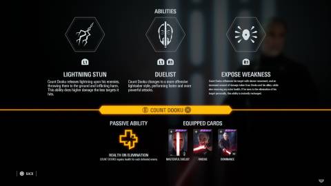 count dooku abilities