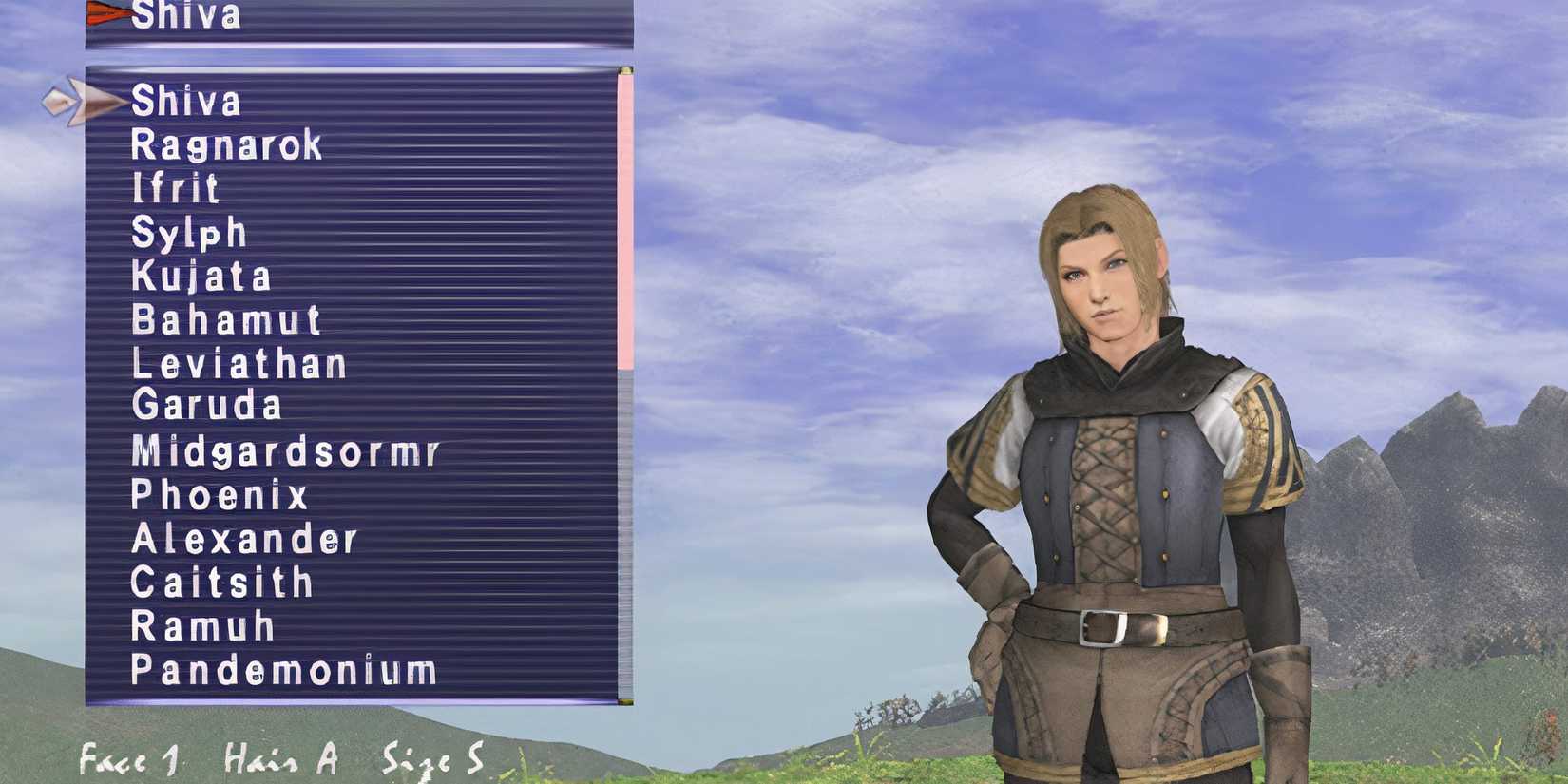 Creating a character in Final Fantasy 11