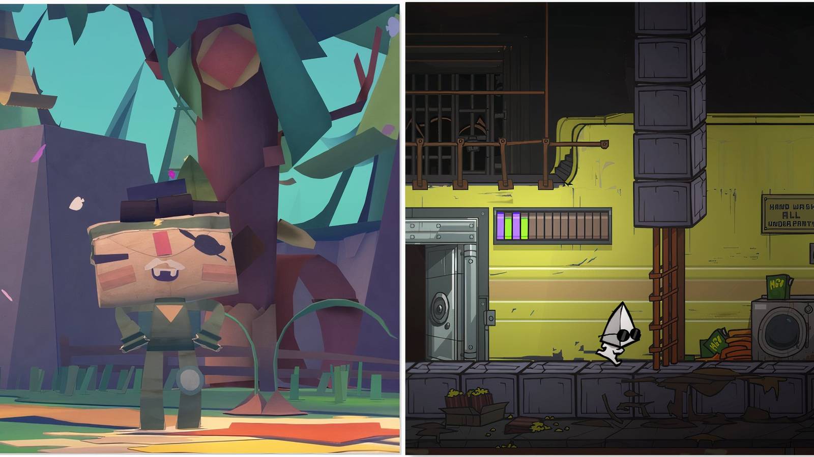 Creating characters in Tearaway Unfolded and Battleblok Theater