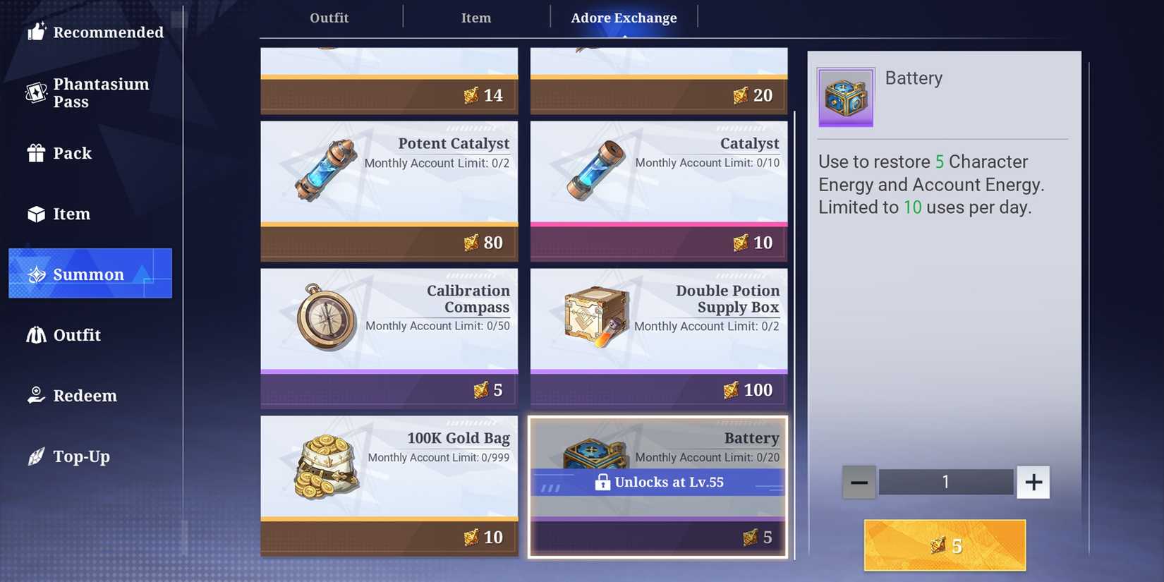 Crystal of Atlan - Buy Battery Pack