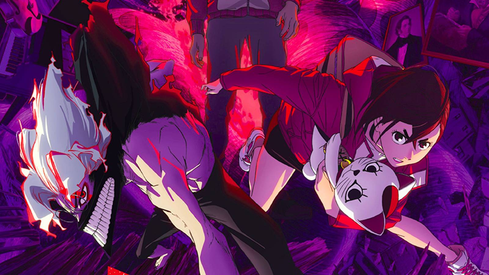 picture: official poster of dandadan evil eye, the sneak peek movie for dandadan season 2.