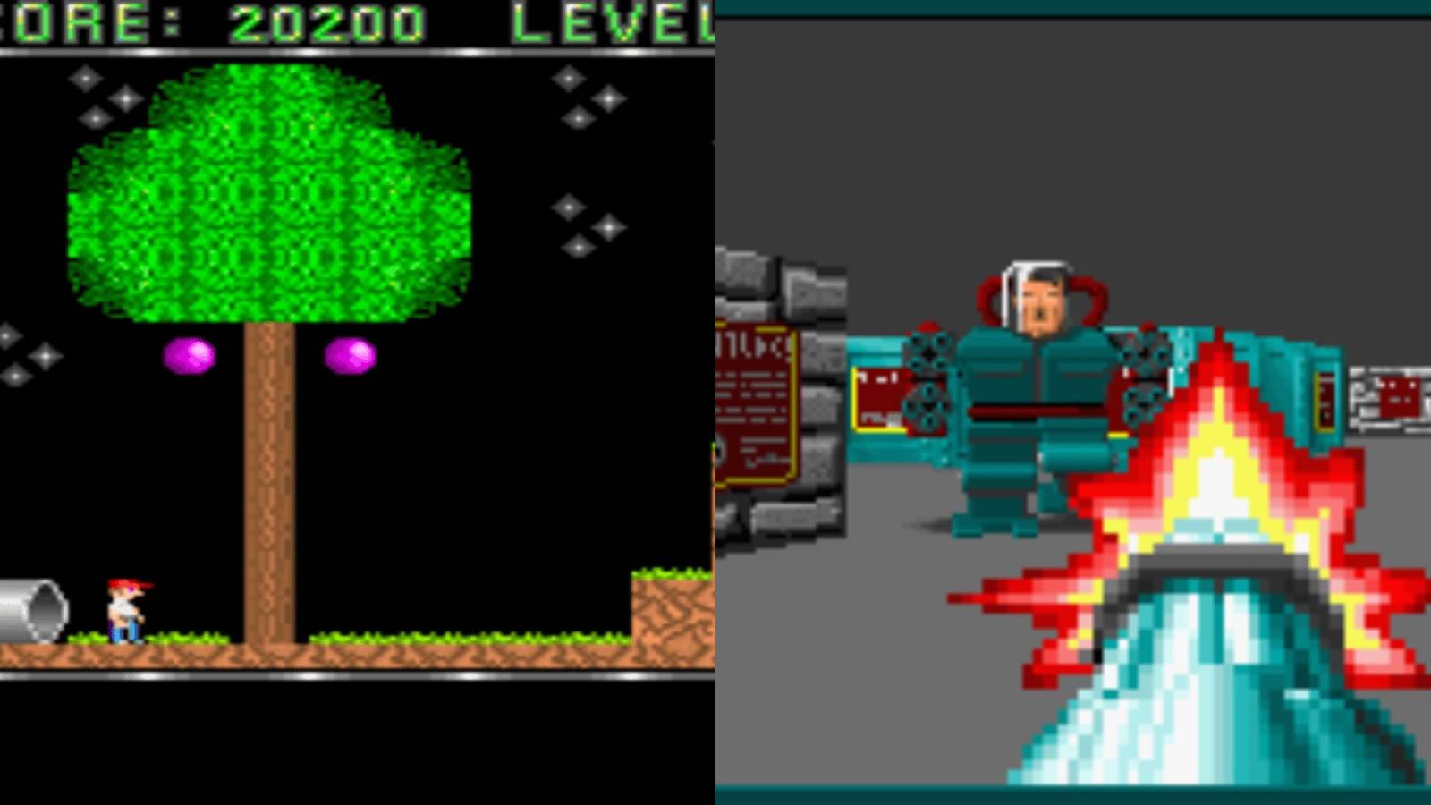 Dangerous Dave and Wolfenstein 3D