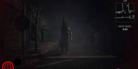 Dark Deception Pyramid Head approaches