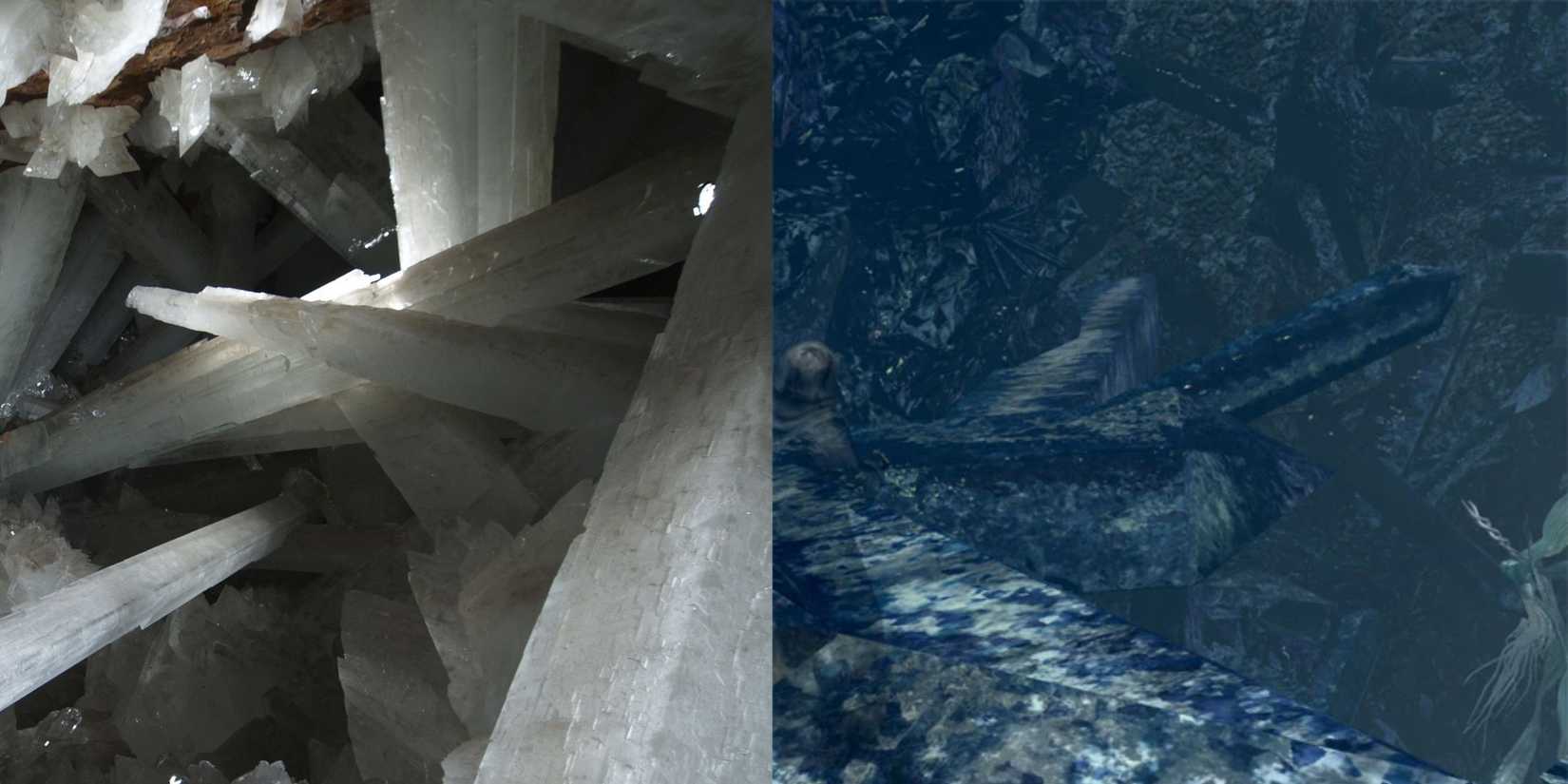 Dark Souls crystal cave