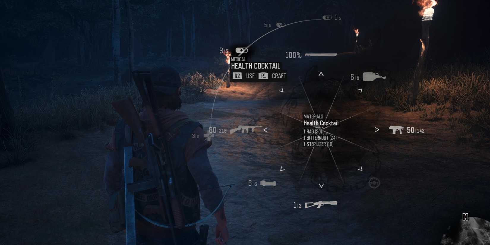 days gone health cocktail