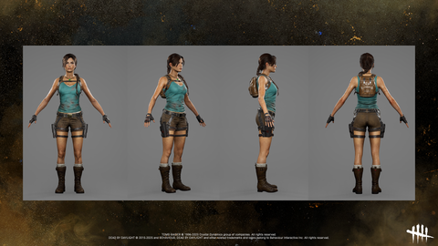 DBD TOMB RAIDER 3D MODEL