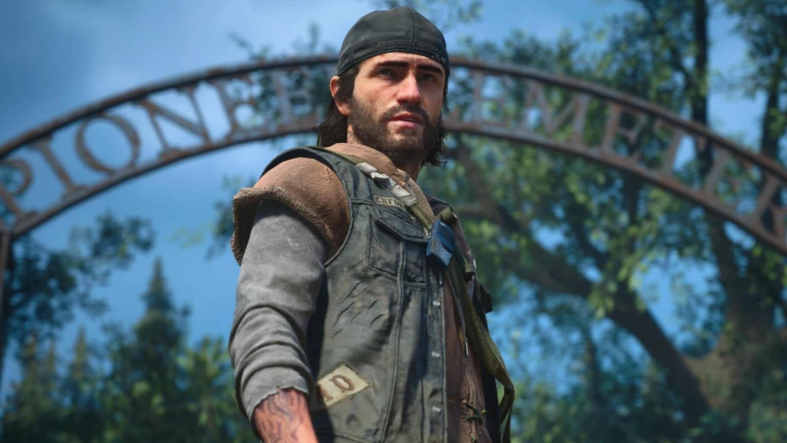 deacon at the cemetary days gone