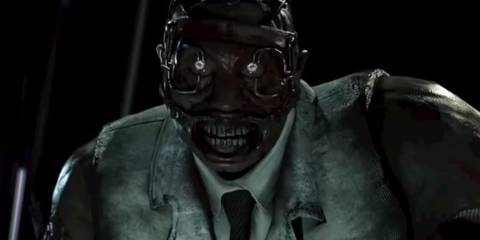 A close-up of The Doctor