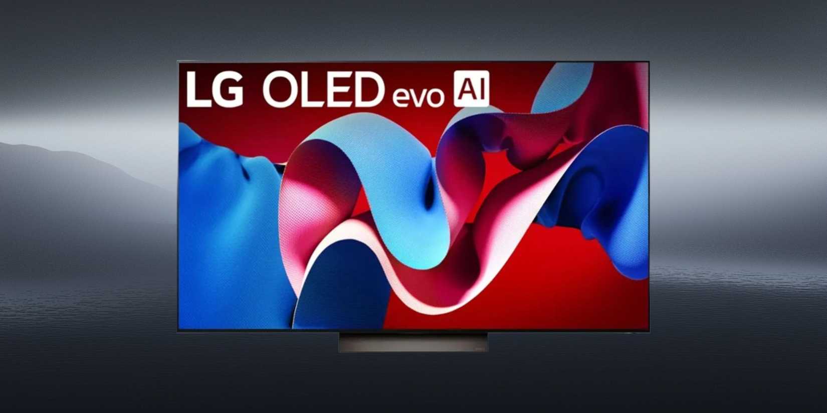  LG C4  on a black/grey background.