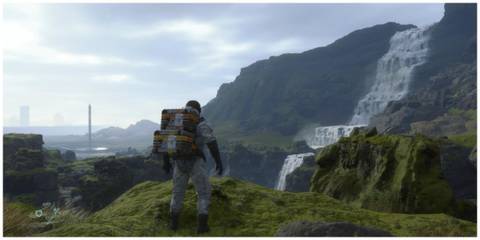 Death Stranding main character on mountain (1)