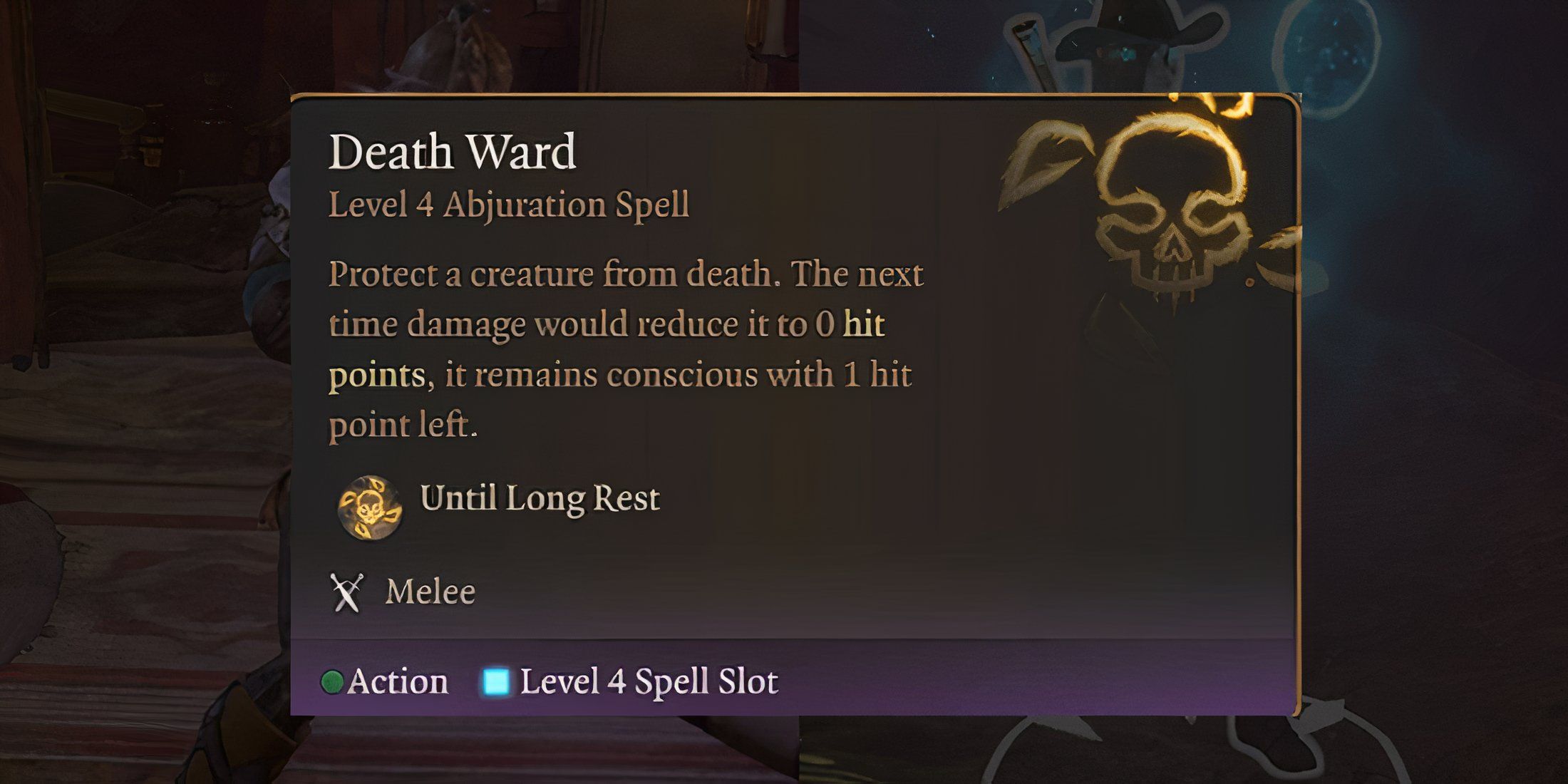 Death Ward in Baldur's Gate 3