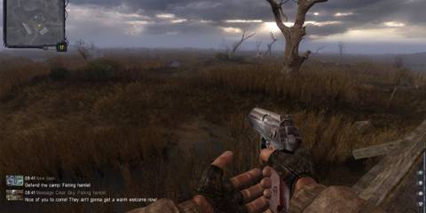 Defend the Fishing Hamlet Mission Stalker Clear Sky