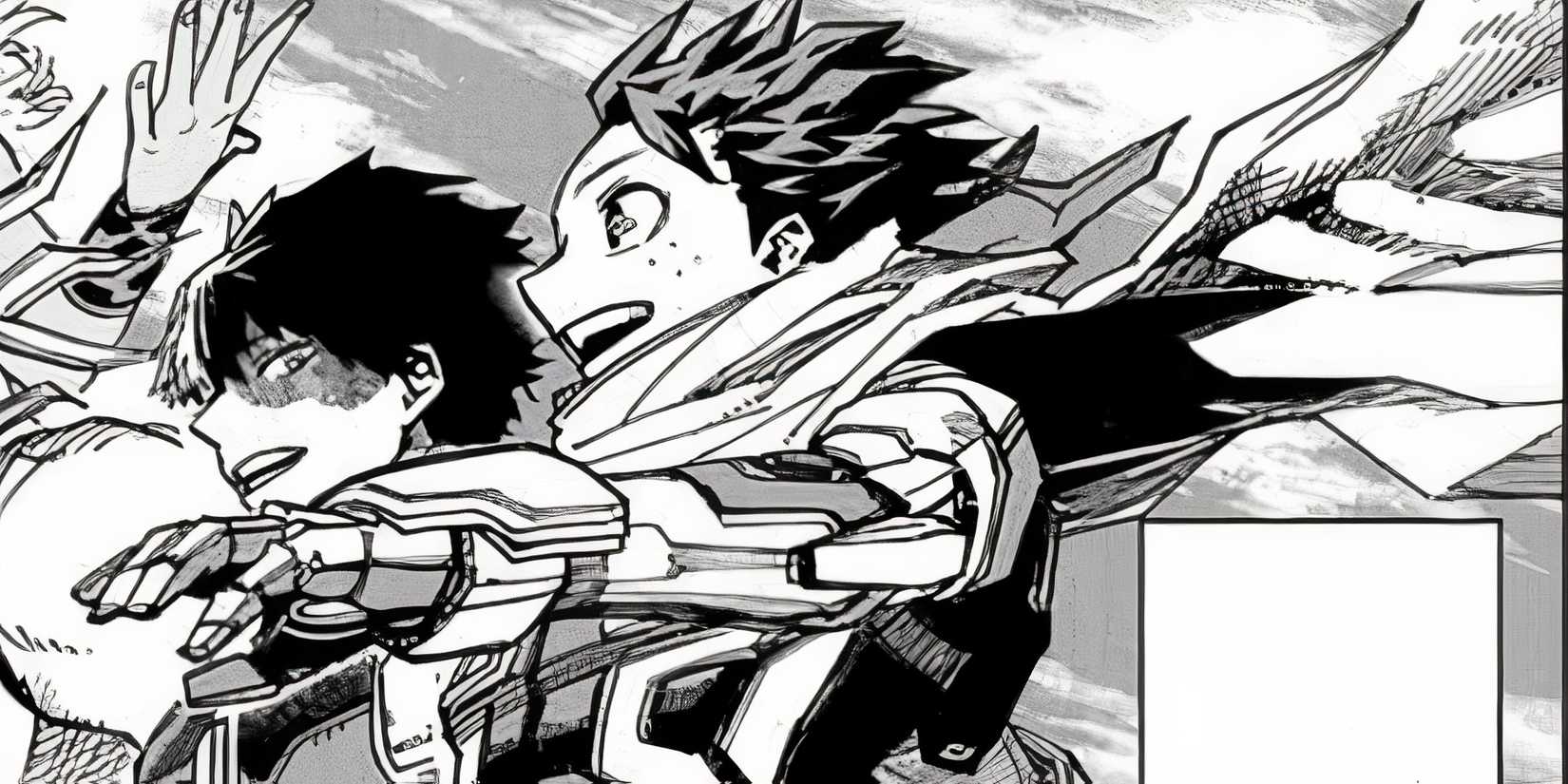 Deku with new armor in my hero academy