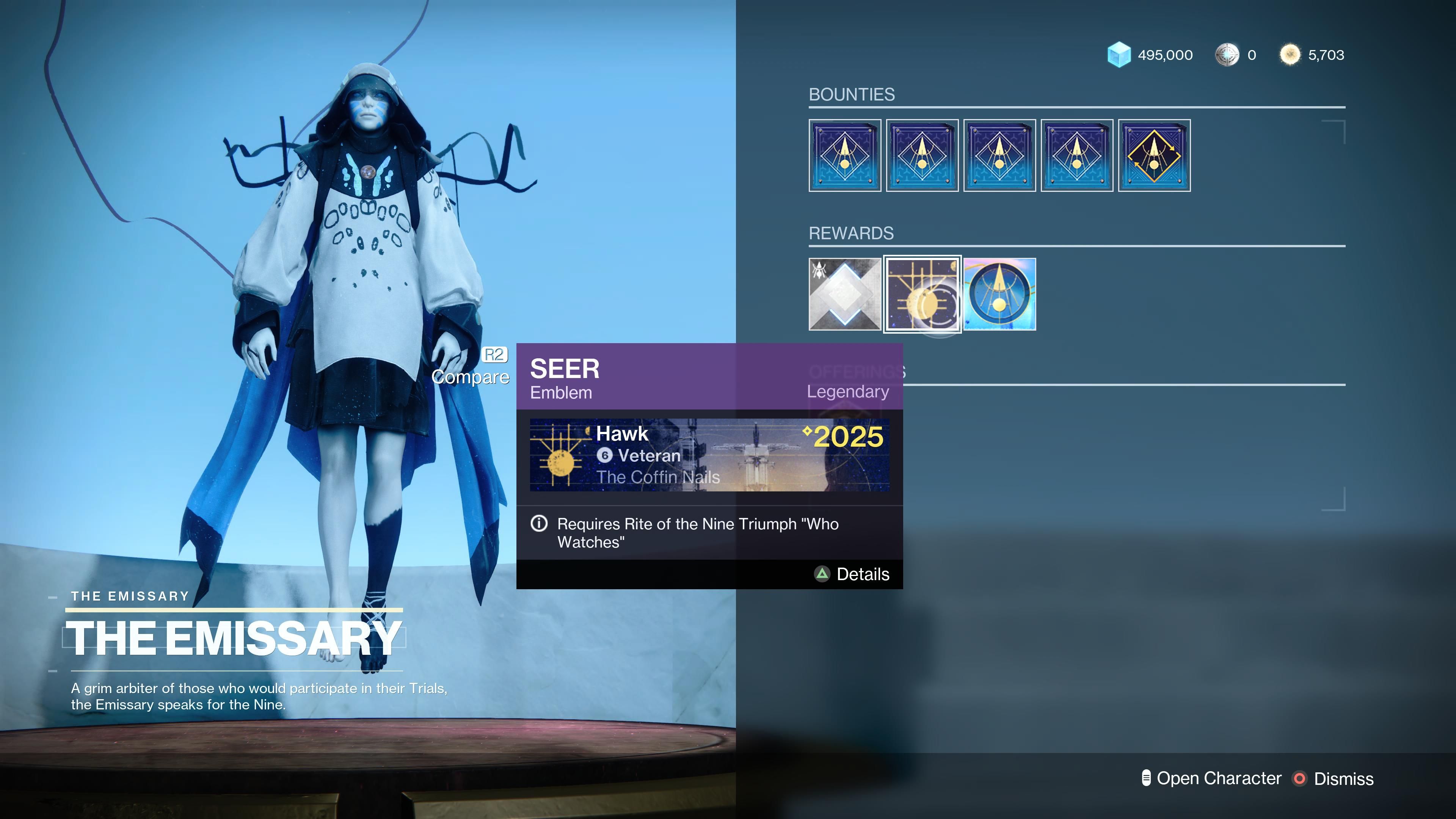 Destiny 2 All Rite of the Nine Rewards 2