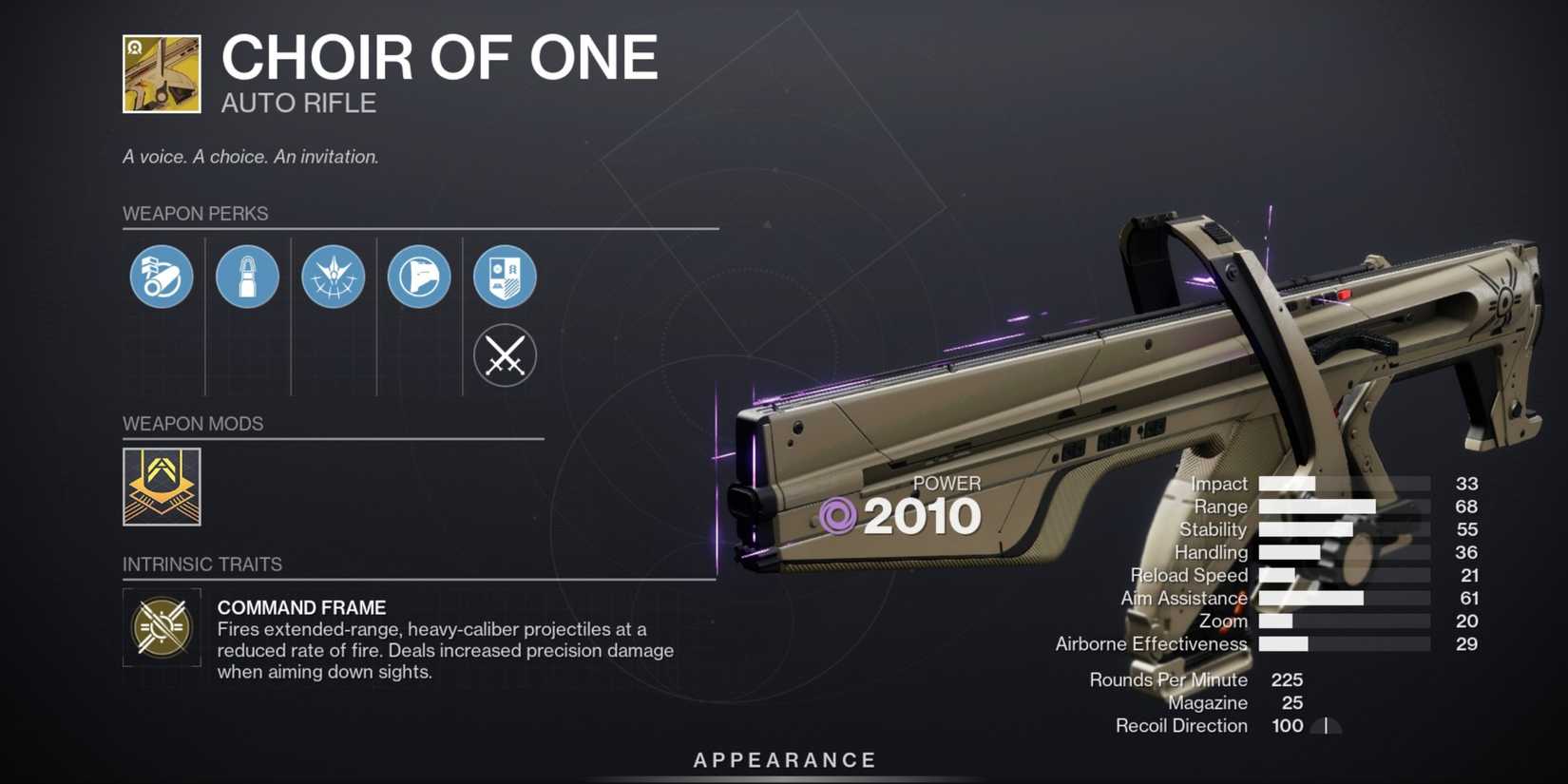 Destiny 2 Choir of One