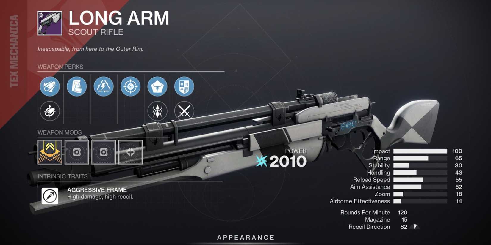 Destiny 2 Long Arm